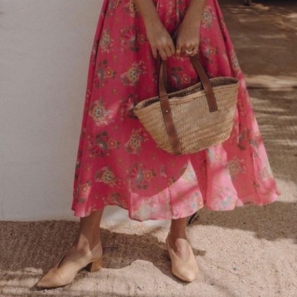 En Creme Handbags - Palm Leaf Tote Bag